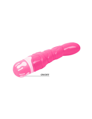 Baile - The Realistic Cock Rosa 21.8 cm: Vibrador Sumergible con 10 Funciones de Vibración