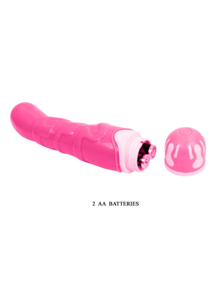 Baile - The Realistic Cock Rosa 21.8 cm: Vibrador Sumergible con 10 Funciones de Vibración