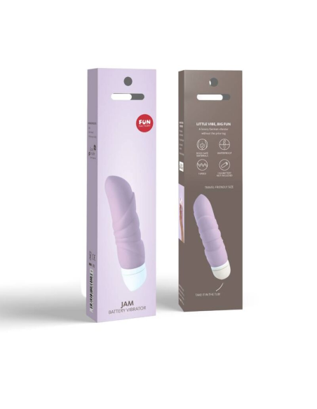 FUN FACTORY JAM Vibrador Lila – Potente MiniVibrador Resistente al Agua para Placer Excepcional