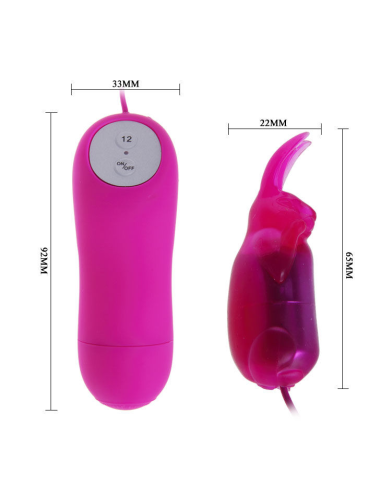 Baile - Cute Secret Conejito Vibrador 12 Velocidades | Diversión Acuática y Estimulante