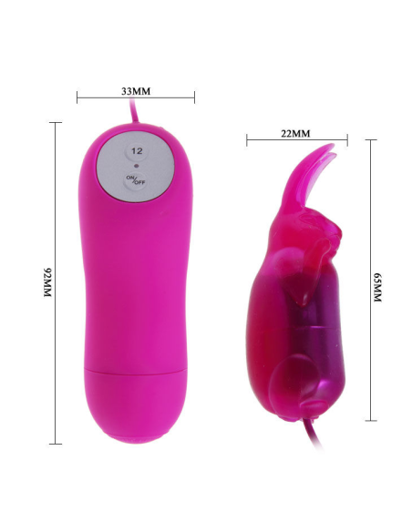 Baile - Cute Secret Conejito Vibrador 12 Velocidades | Diversión Acuática y Estimulante