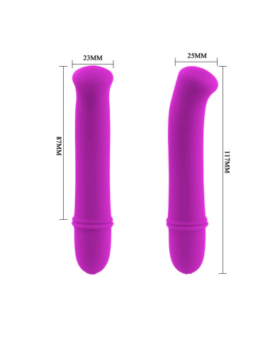 PRETTY LOVE - FLIRTATION ANTONY Mini Vibrador Violeta | SexPlace.MX