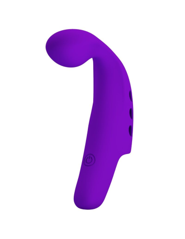 PRETTY LOVE - GORGON Vibrador De Dedo Recargable Morado | SexPlace.MX