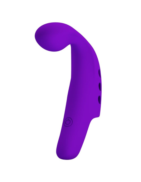 PRETTY LOVE - GORGON Vibrador De Dedo Recargable Morado | SexPlace.MX