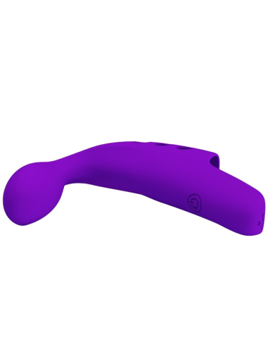 PRETTY LOVE - GORGON Vibrador De Dedo Recargable Morado | SexPlace.MX