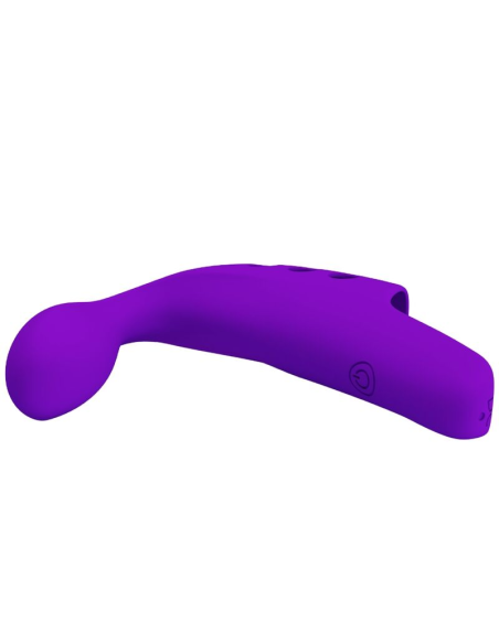 PRETTY LOVE - GORGON Vibrador De Dedo Recargable Morado | SexPlace.MX