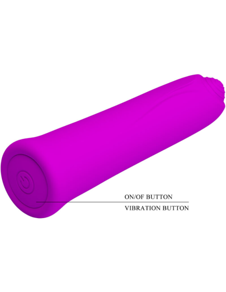 PRETTY LOVE - CURTIS Mini Vibrador Forma Dedo VIOLETA | SexPlace.MX