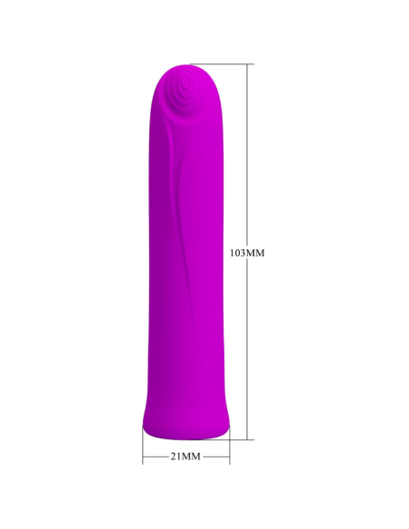 PRETTY LOVE - CURTIS Mini Vibrador Forma Dedo VIOLETA | SexPlace.MX