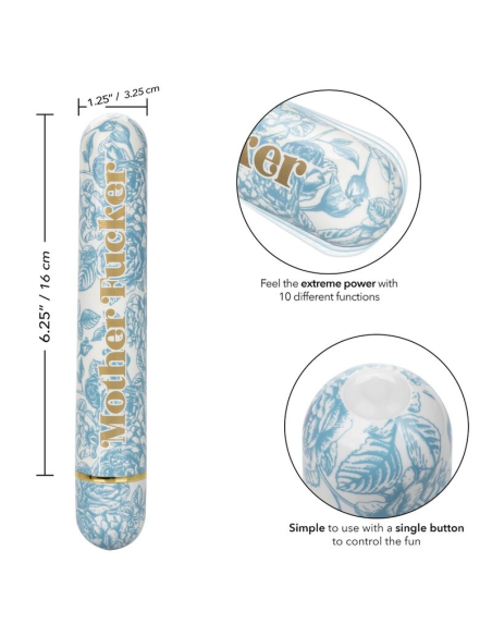 CALEXOTICS - Mother Fucker Bala Vibradora: Potente, Impermeable y con 10 Modos de Vibración