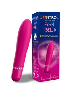 CONTROL - FEEL XL BALA VIBRADORA | Vibrador Suave, Resistente al Agua y con 5 Velocidades para Estimulación Intensa