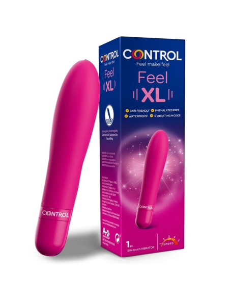 CONTROL - FEEL XL BALA VIBRADORA | Vibrador Suave, Resistente al Agua y con 5 Velocidades para Estimulación Intensa