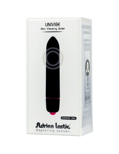 ADRIEN LASTIC Univibe Mini Bala Vibradora Negra - Placer Elegante y Compacto