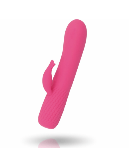 Vibrador Rosa Inspire Essential - Wand Ergonómico con 12 Modos de Vibración y Estimulador Clitoriano