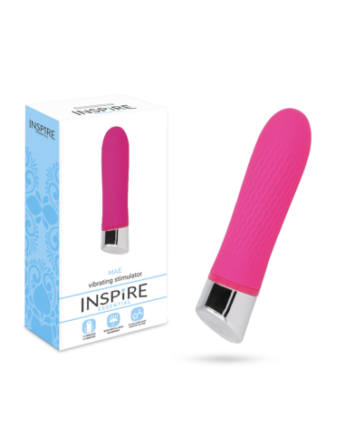 Mae Vibrador Rosa Inspire Essential - Potente y Elegante, 12 Funciones y Silicona Hipoalergénica