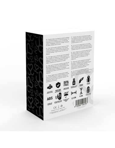 MORESSA - Ivy Masajeador Simulador Labial de Viaje Negro | Vibrador Elegante y Silencioso con 6 Modos de Estimulación