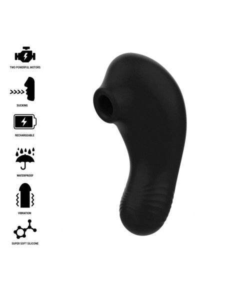 RITHUAL SHUSHU PRO Pocket - Estimulador Clítoris, Doble Motor, 7 Modos, Impermeable y Recargable