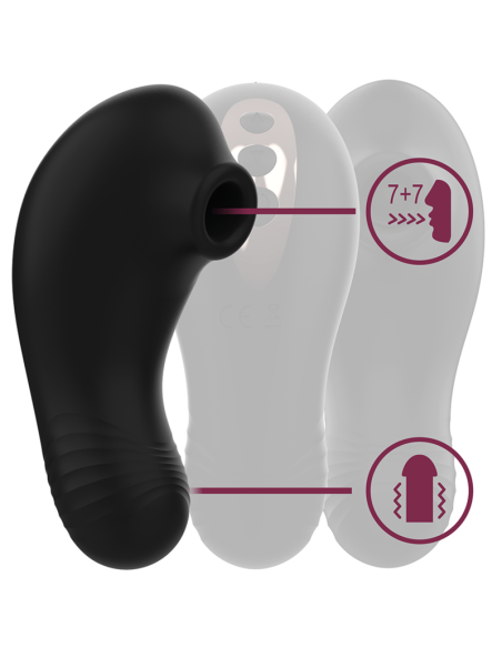 RITHUAL SHUSHU PRO Pocket - Estimulador Clítoris, Doble Motor, 7 Modos, Impermeable y Recargable
