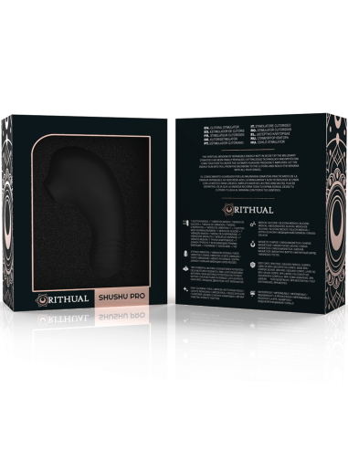 RITHUAL SHUSHU PRO Pocket - Estimulador Clítoris, Doble Motor, 7 Modos, Impermeable y Recargable