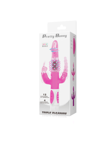 Pretty Bunny Triple Vibrador Rotador