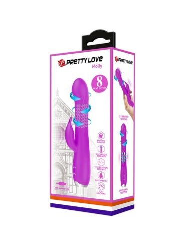 PRETTY LOVE - MOLLY Vibrador Con Rotación | SexPlace.MX