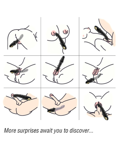 ARMONY - Joyblade Dildo Vibrador Rotador Negro: Placer Erótico Premium y 9 Modos de Vibración