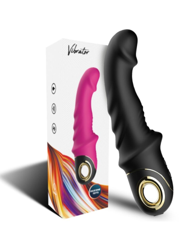 ARMONY - Joyblade Dildo Vibrador Rotador Negro: Placer Erótico Premium y 9 Modos de Vibración