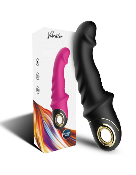 ARMONY - Joyblade Dildo Vibrador Rotador Negro: Placer Erótico Premium y 9 Modos de Vibración
