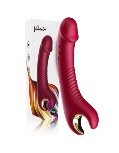 ARMONY - Prince Dildo Vibrador & Rotador Rojo | Placer Erótico Inigualable