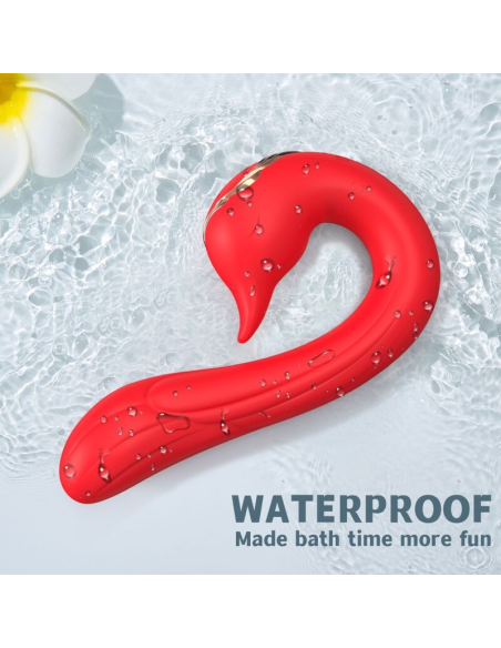 ARMONY - Delfín Vibrador Multiposición con Efecto Calor Rojo | Placer y Estimulación Inigualables