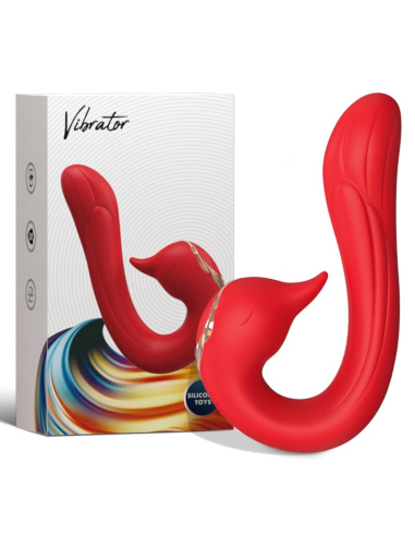 ARMONY - Delfín Vibrador Multiposición con Efecto Calor Rojo | Placer y Estimulación Inigualables