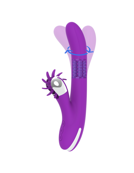 FUN FUNCTION - BUNNY FUNNY ROTATION 2.0: Estimulador Clitoriano Revolucionario con 7 Modos de Placer