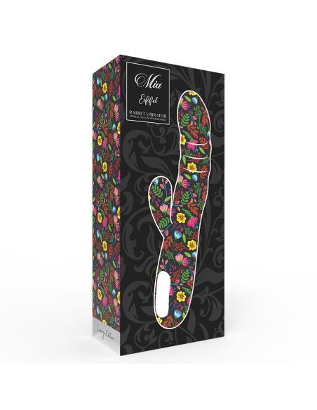 MIA Eiffel Vibrador Rotador Azul Turquesa - Potente Estimulador de Punto G y Clítoris con 10 Programas de Vibración y Diseño Imp
