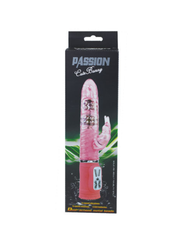 BAILE - Cute Passion Bunny Rampante 10F: Potente Vibrador Rosa con Estimulador Clitoriano y 10 Funciones