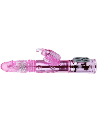 Baile - Vibrador Recargable con Rotación y Estimulador Throbbing Butterfly para el Máximo Placer Femenino