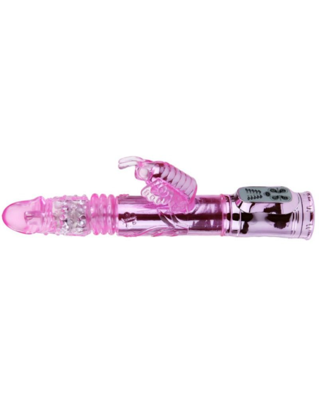 Baile - Vibrador Recargable con Rotación y Estimulador Throbbing Butterfly para el Máximo Placer Femenino