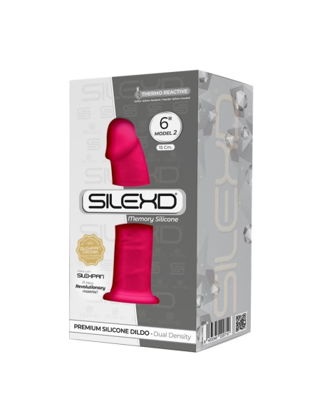 SILEXD DILDO DENSITY MOD. 2 - 6" ROSA