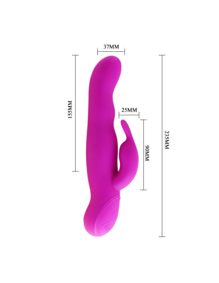 PRETTY LOVE - HIGHGRADE HALE Vibrador Conejito Rotador| SexPlace.MX