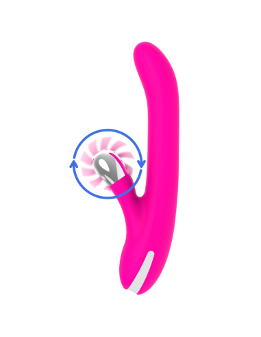 DIVERSIA - BUNNY ROTATION 24 CM: Vibrador Premium con Estimulación Potente y Rotación del Clítoris
