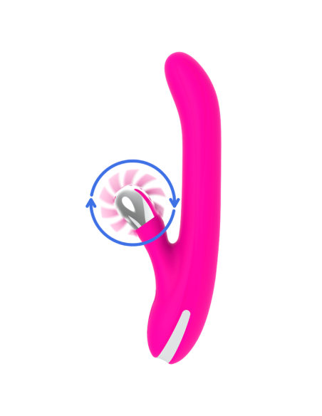 DIVERSIA - BUNNY ROTATION 24 CM: Vibrador Premium con Estimulación Potente y Rotación del Clítoris