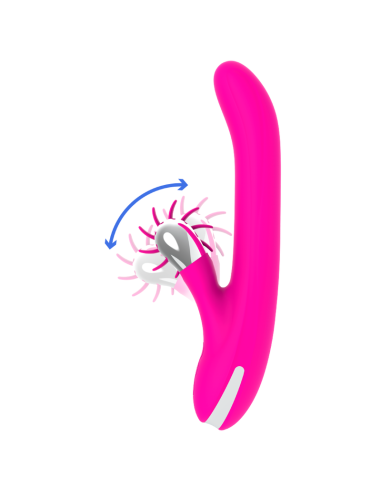 DIVERSIA - BUNNY ROTATION 24 CM: Vibrador Premium con Estimulación Potente y Rotación del Clítoris