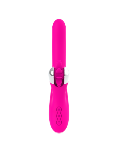 DIVERSIA - BUNNY ROTATION 24 CM: Vibrador Premium con Estimulación Potente y Rotación del Clítoris