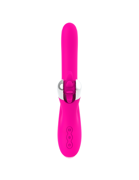 DIVERSIA - BUNNY ROTATION 24 CM: Vibrador Premium con Estimulación Potente y Rotación del Clítoris