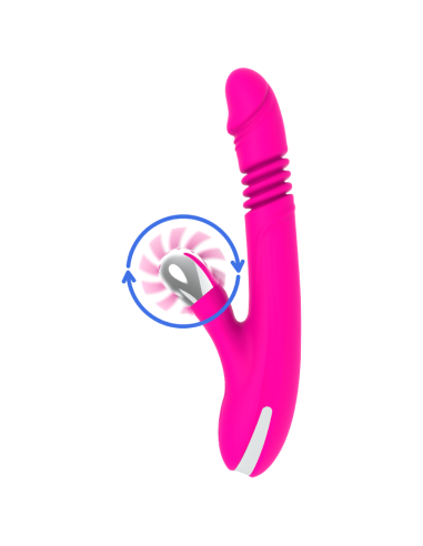 DIVERSIA - BUNNY UP & DOWN 24 CM: Vibrador Premium con Estimulación Multifuncional y Motor Potente