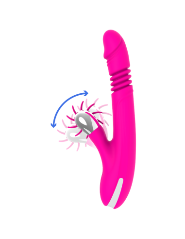 DIVERSIA - BUNNY UP & DOWN 24 CM: Vibrador Premium con Estimulación Multifuncional y Motor Potente
