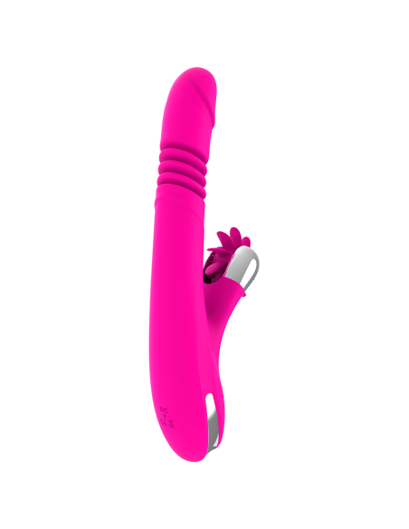 DIVERSIA - BUNNY UP & DOWN 24 CM: Vibrador Premium con Estimulación Multifuncional y Motor Potente
