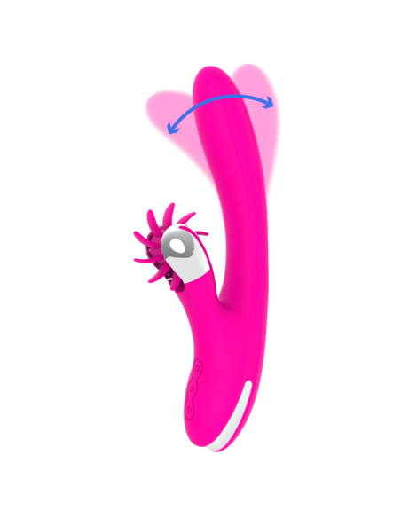 DIVERSIA - BUNNY WAVES 24 CM: Vibrador Premium para Estimulación del Punto G con Tecnología Wave