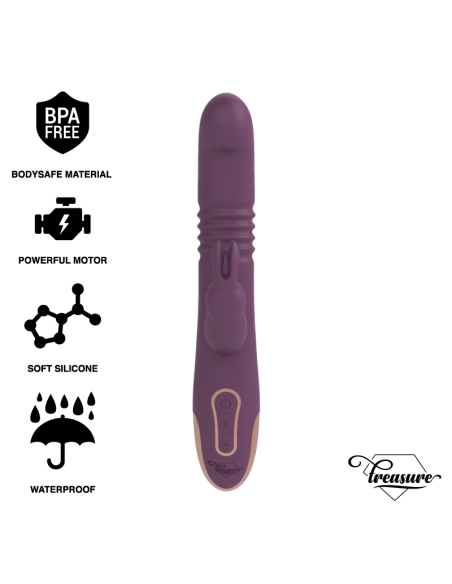 TREASURE Bastian Rabbit: Vibrador Dual con Tecnología Wireless – Placer Personalizado y Versátil