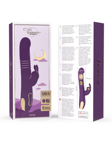 TREASURE Bastian Rabbit: Vibrador Dual con Tecnología Wireless – Placer Personalizado y Versátil