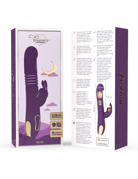 TREASURE Bastian Rabbit: Vibrador Dual con Tecnología Wireless – Placer Personalizado y Versátil