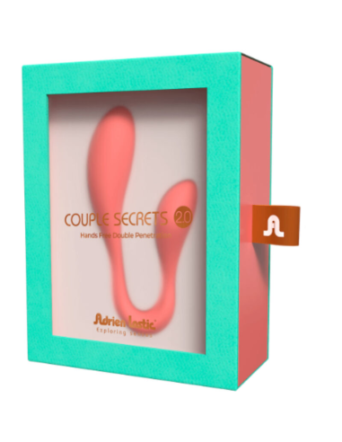 ADRIEN LASTIC - COUPLE SECRETS II: Doble Estimulación Rosa + App para Placer en Pareja | Vibrador Multifuncional
